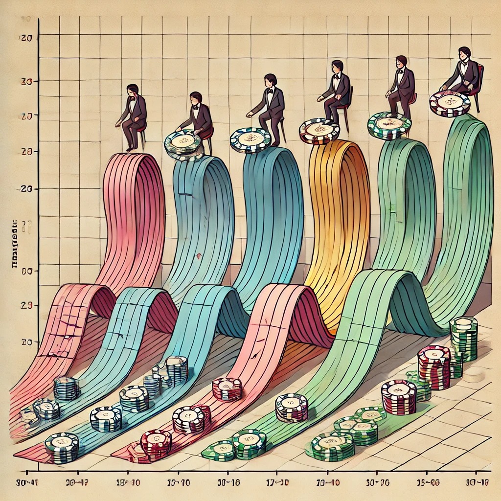 百家樂資金持有走勢